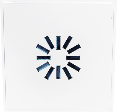 AXO-S300-UV High Induction Swirl UV Diffuser for Very Low CFM