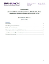 UV Diffusers UV-C Irradiation Analysis