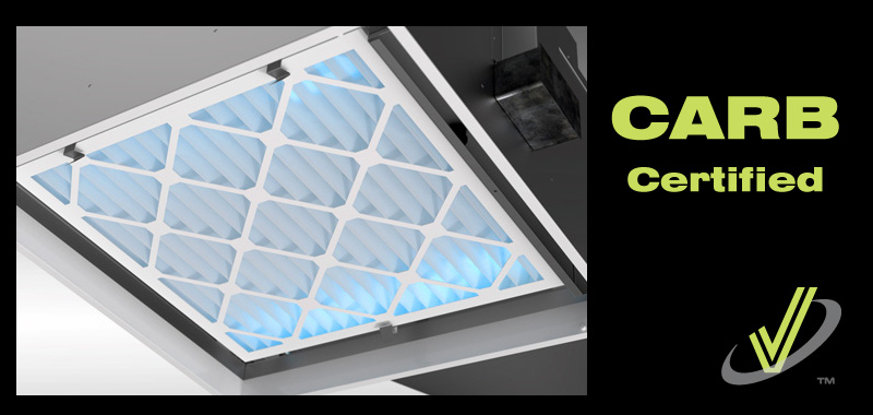 UV Diffusers air cleaning devices are CARB-Certified for use in California